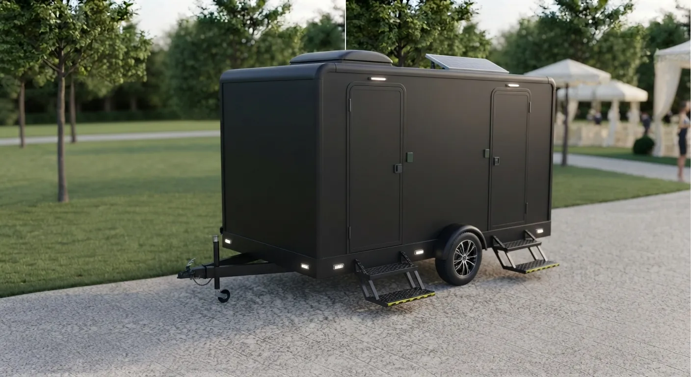 2 Stall Restroom Trailer in Porterville, CA