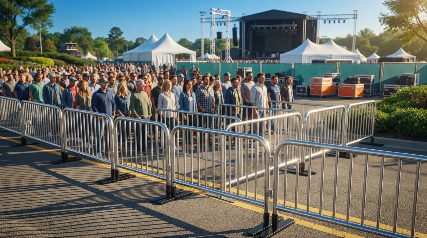 Crowd Control Barrier Rental in Porterville, CA