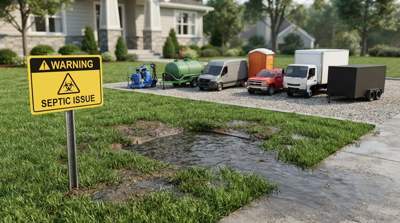 Septic Tank Warning Signs in Porterville, CA